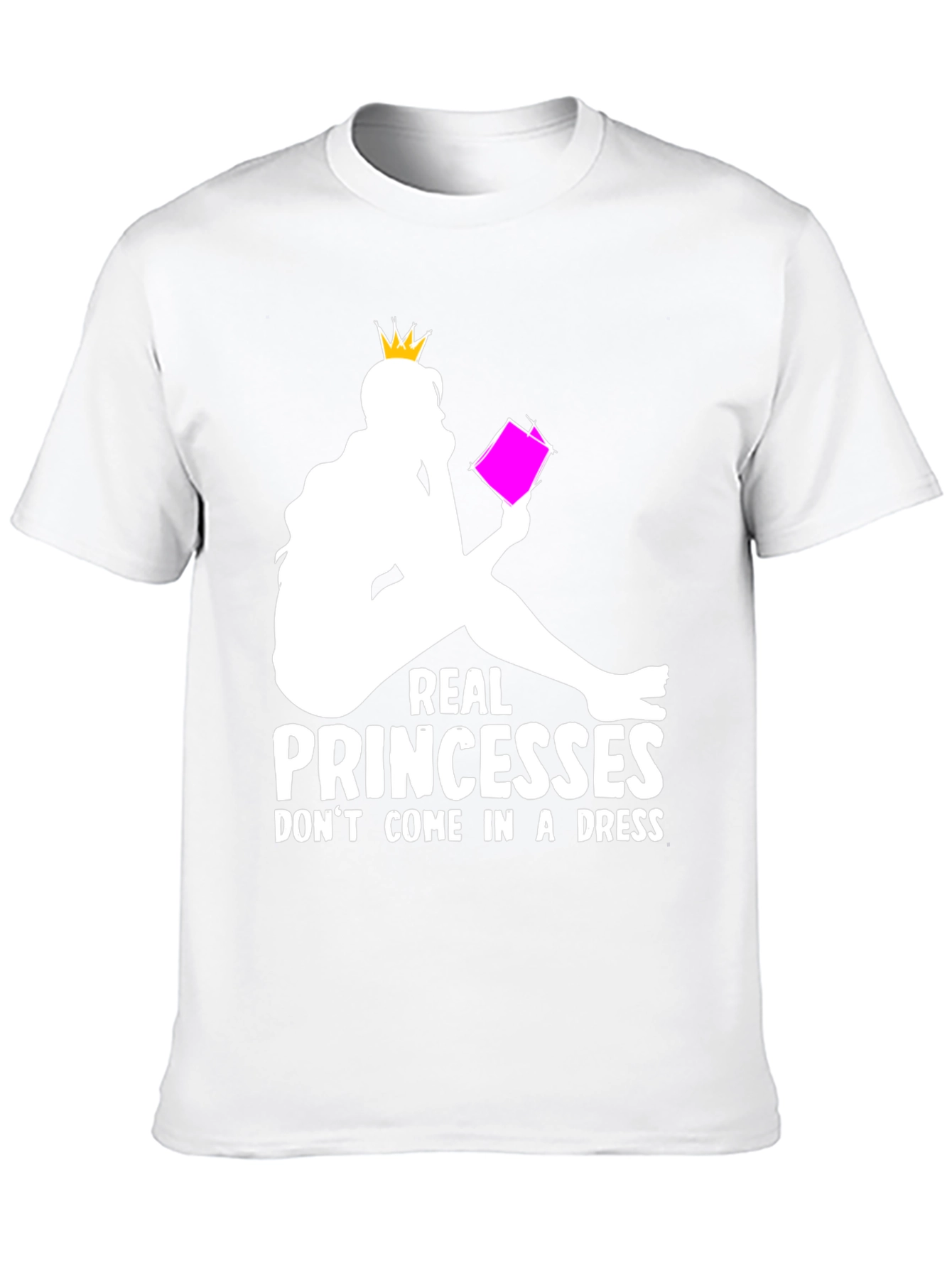 Real Princesses Read T-Shirt - Book Lover Apparel