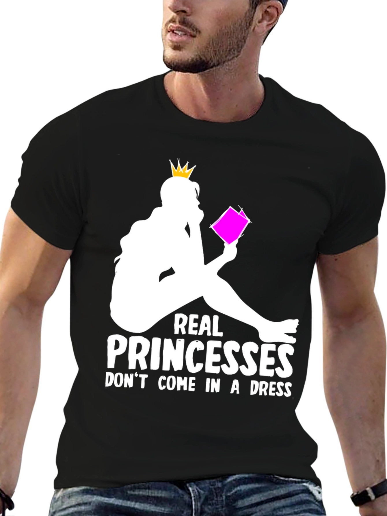 Real Princesses Read T-Shirt - Book Lover Apparel
