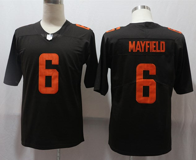 Men's Cleveland Browns Baker Mayfield #6 Brown Alternate Legend Jerseys