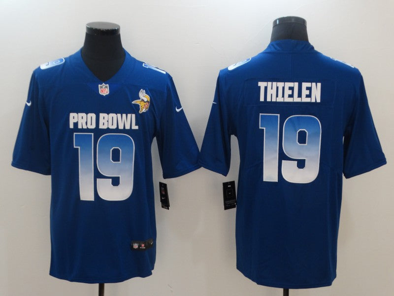 Men's Minnesota Vikings Adam Thielen #19 Blue Game Jerseys