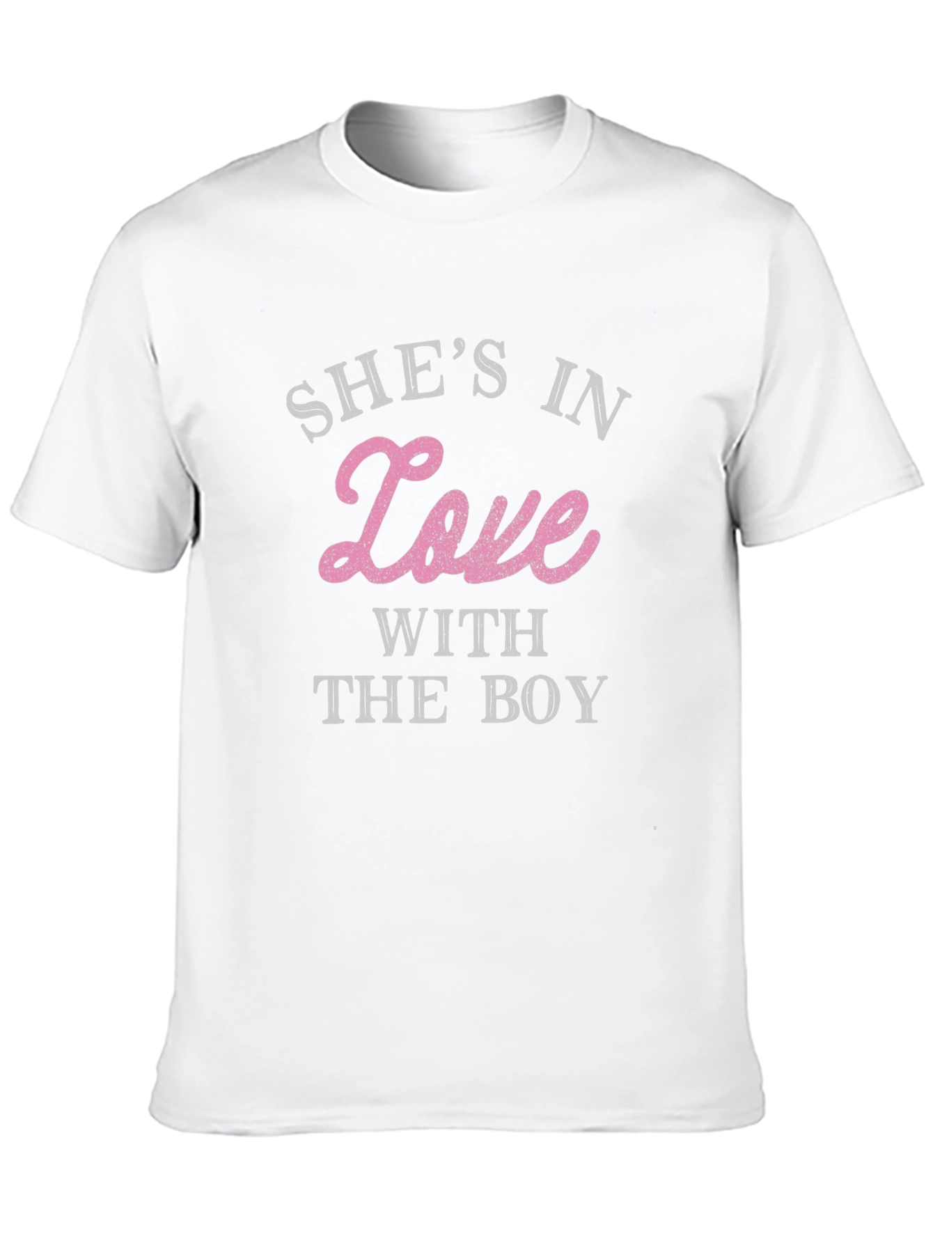 Shes In Love With The Boy Black T-Shirt