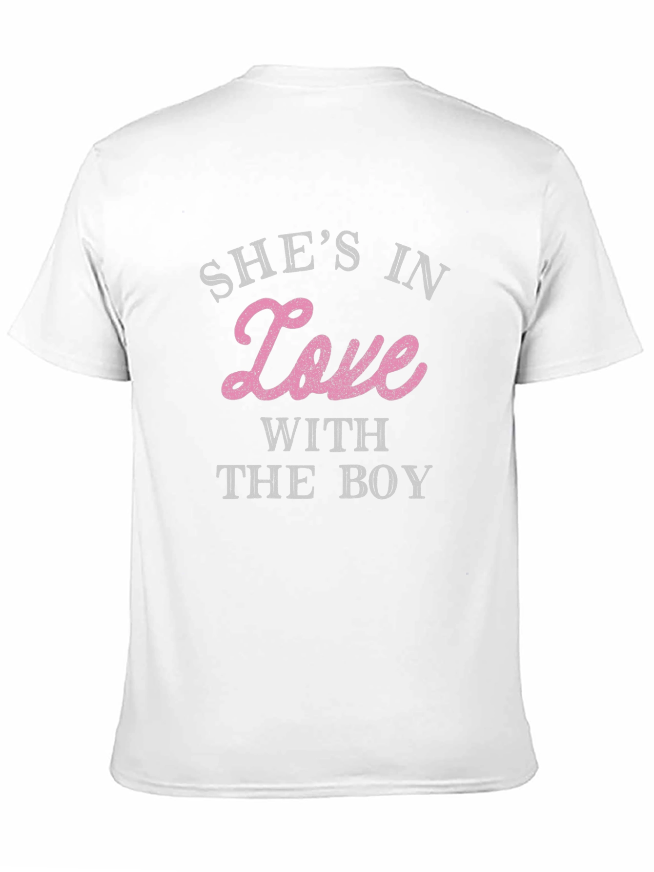 Shes In Love With The Boy Black T-Shirt