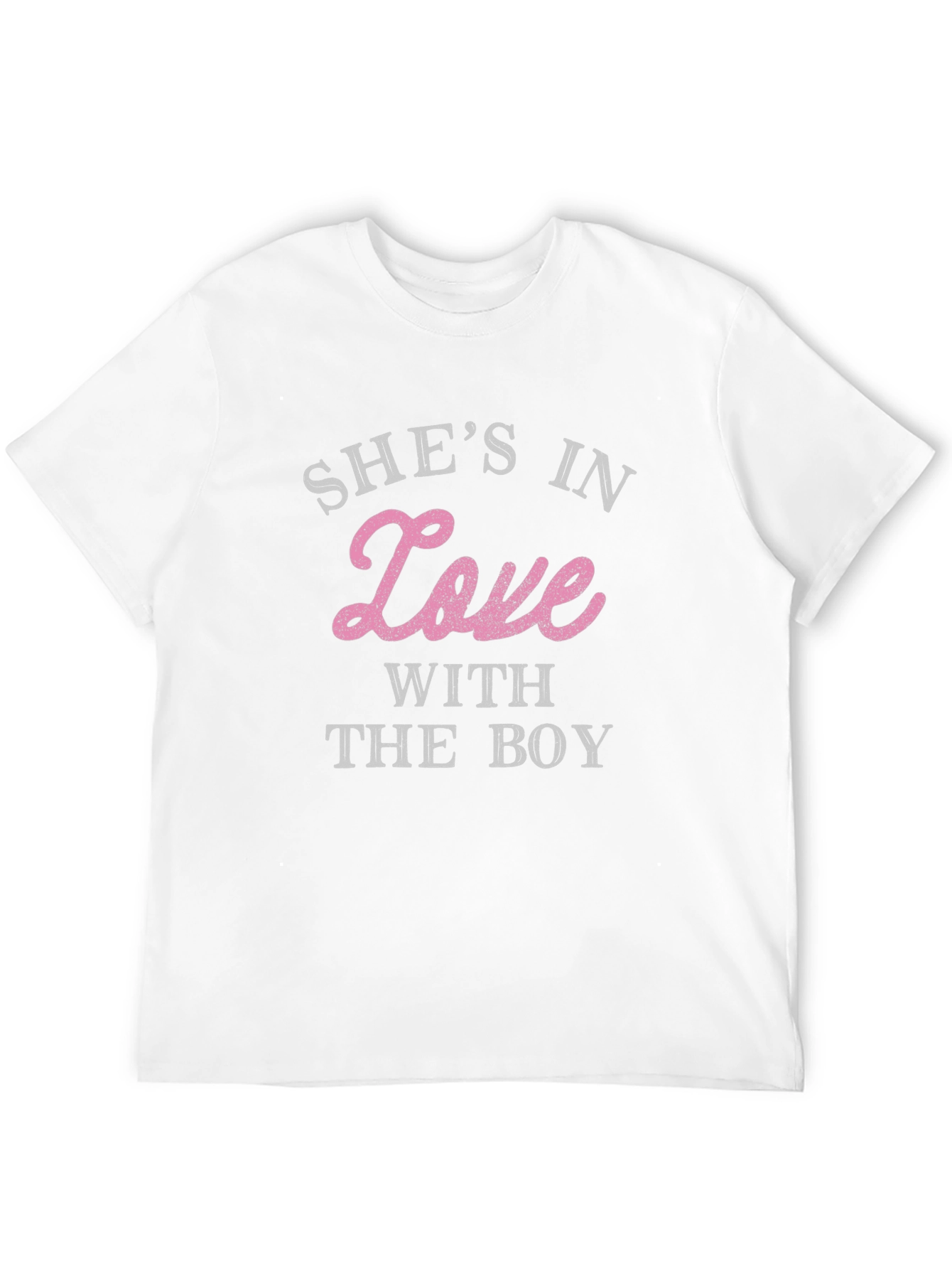 Shes In Love With The Boy Black T-Shirt