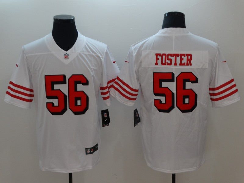 Men's San Francisco 49ers Ruben Foster #56 White Game Jerseys