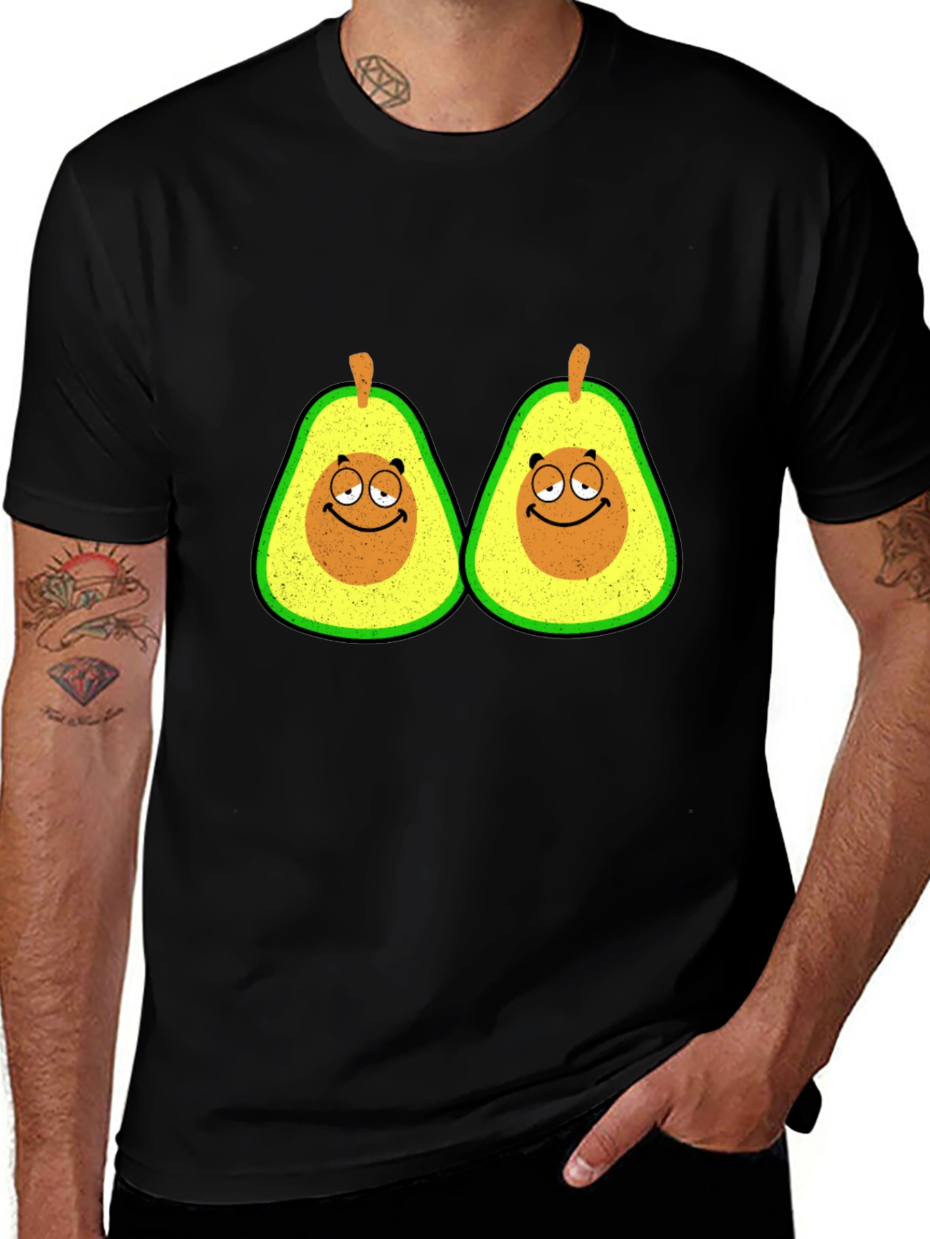 Avocado Graphic T-Shirt - Funny Fruit Tee