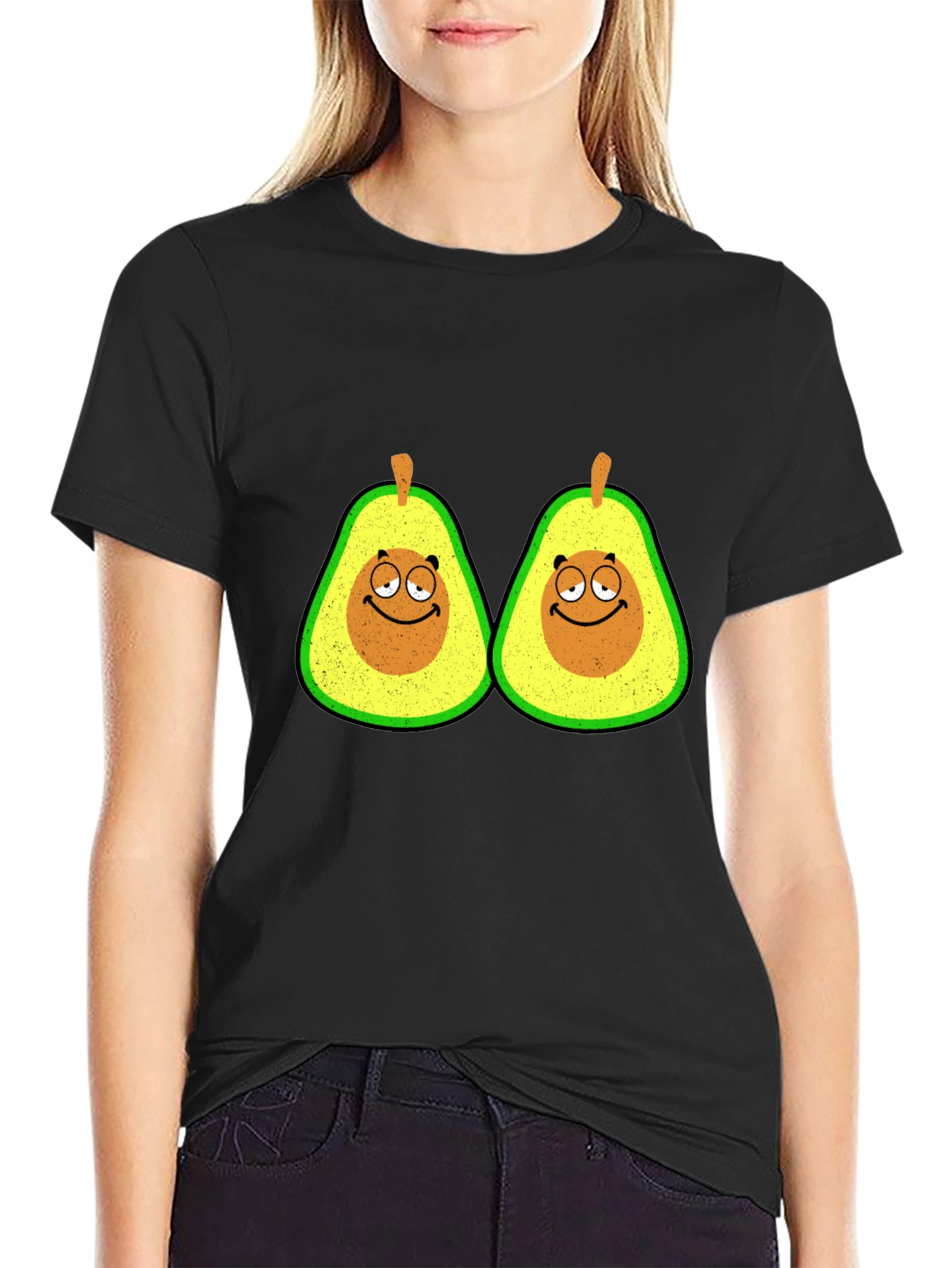 Avocado Graphic T-Shirt - Funny Fruit Tee