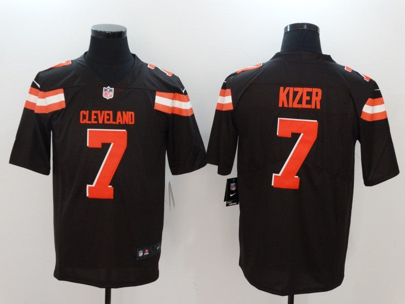 Men's Cleveland Browns DeShone Kizer #7 Brown Game Jerseys