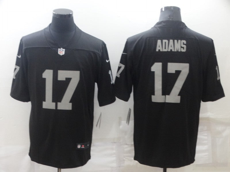 Men's Las Vegas Raiders Davante Adams #17 Black Game Player Jerseys