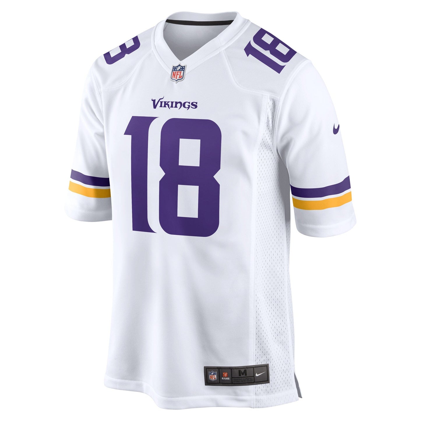 Justin Jefferson Minnesota Vikings Nike Game   Jersey - WhiteYOUTH