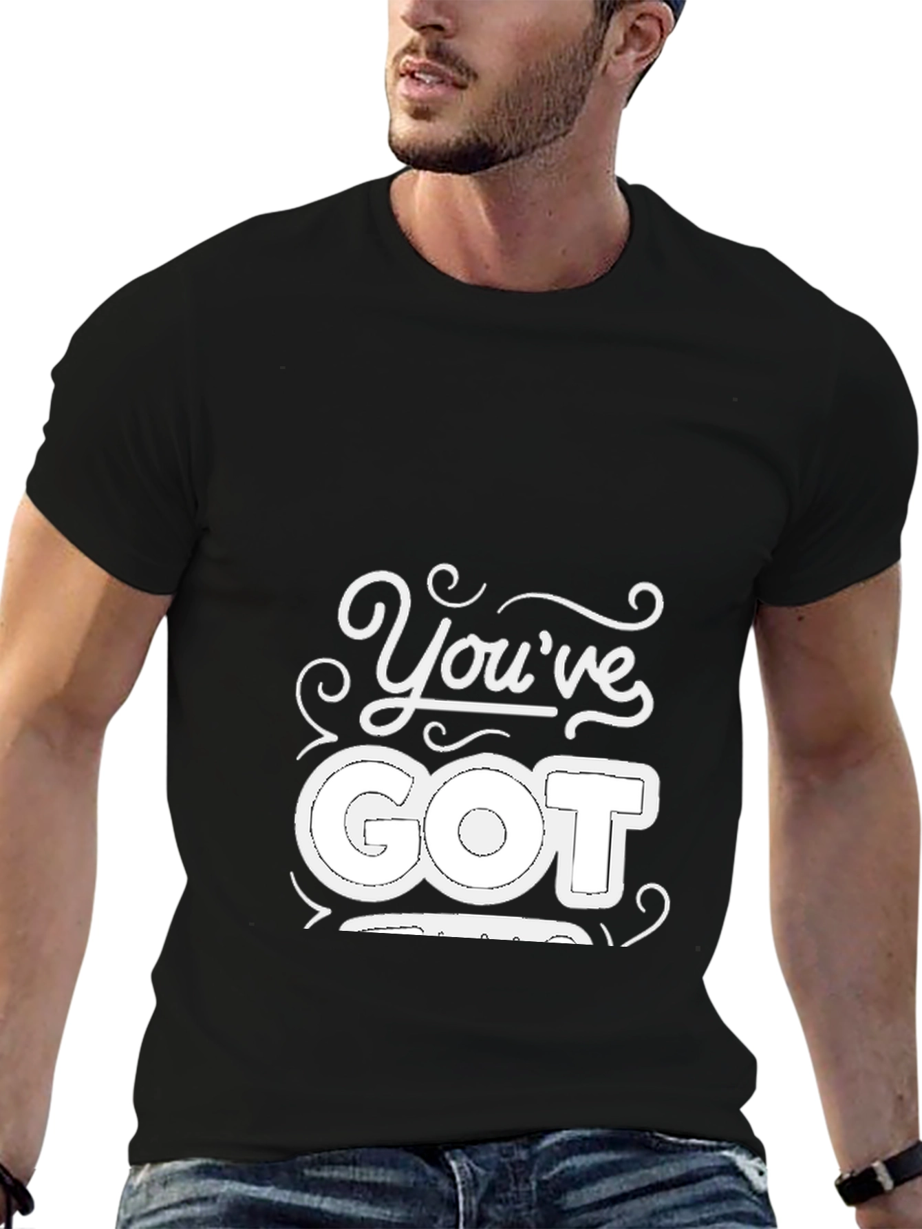 Youve Got This! Black Graphic Tee
