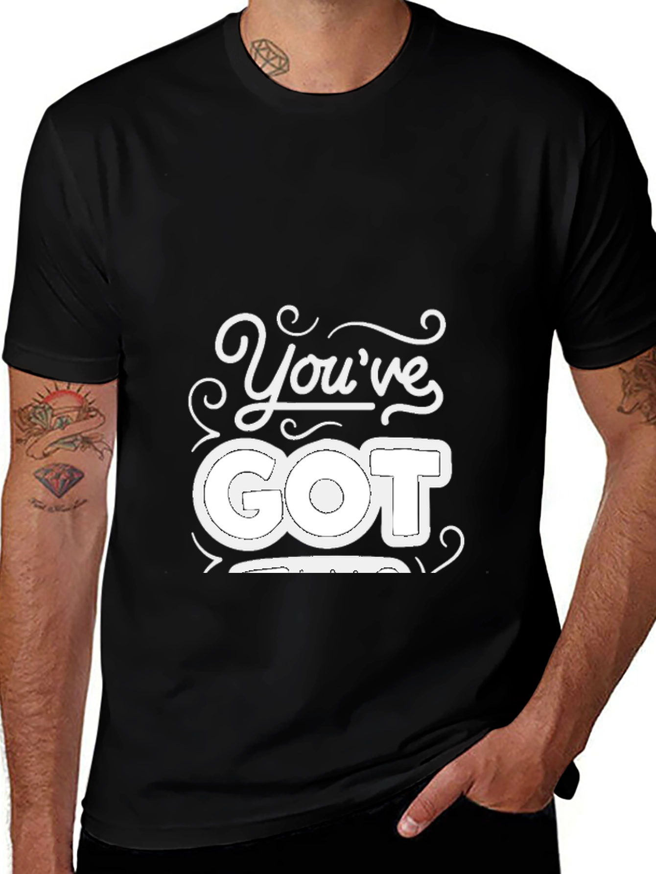 Youve Got This! Black Graphic Tee