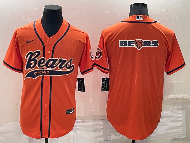 Men's Chicago Bears Orange Game Jerseys