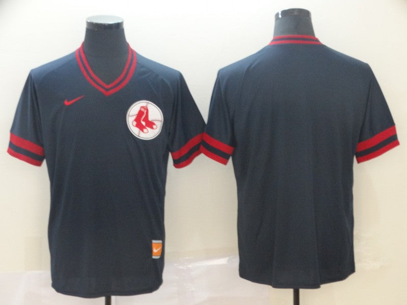 Men's Boston Red Sox Navy Replica Blank Jerseys