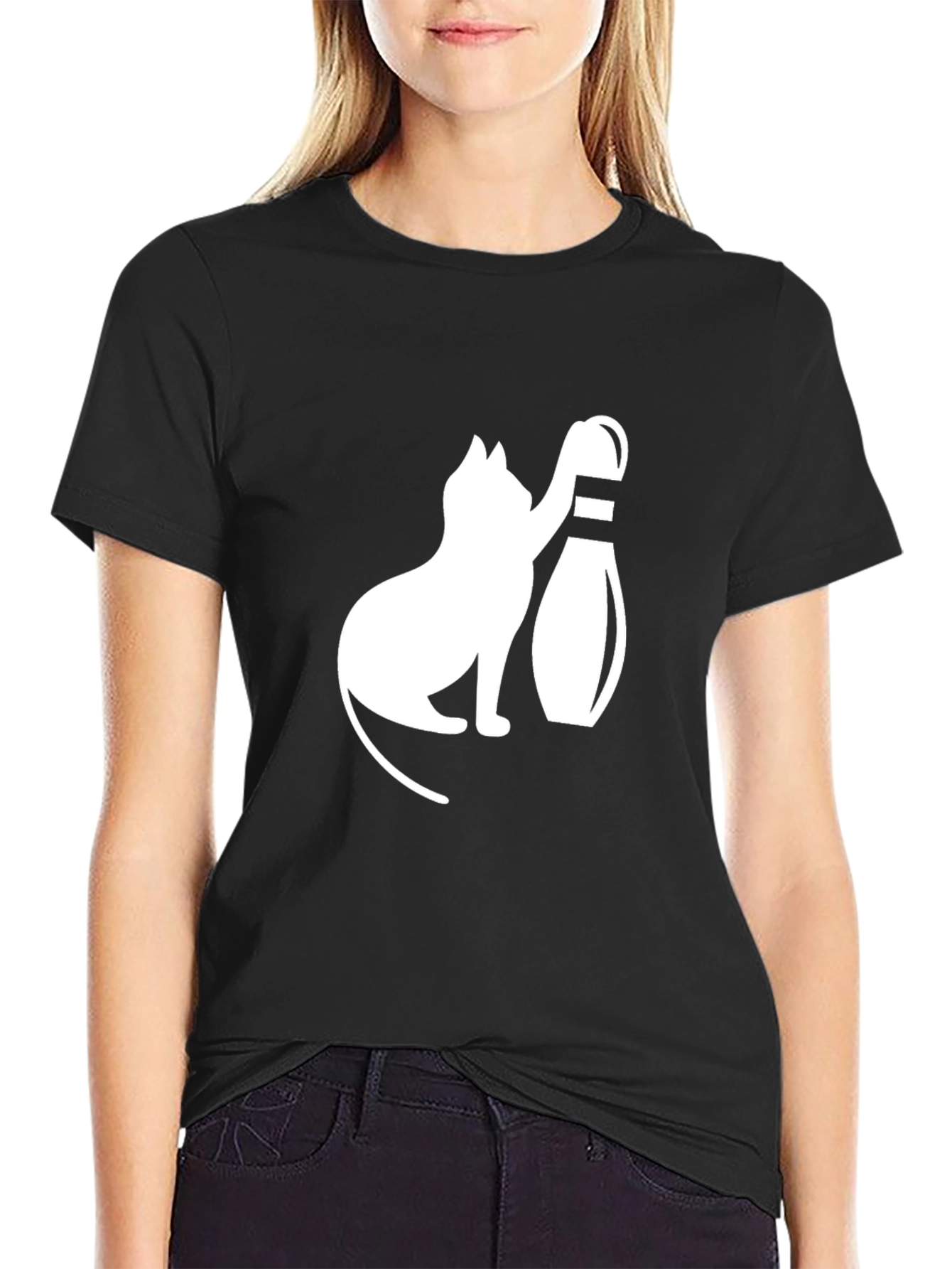 Cat Bowling T-Shirt - Unisex