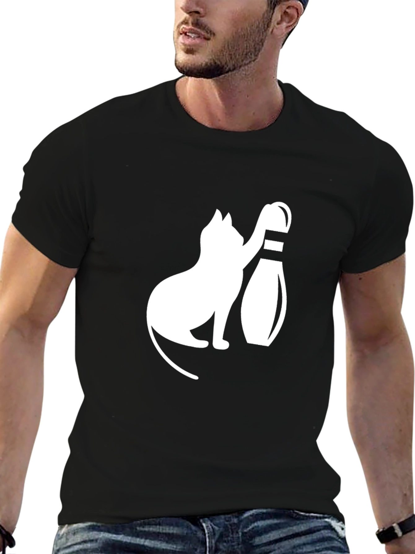 Cat Bowling T-Shirt - Unisex