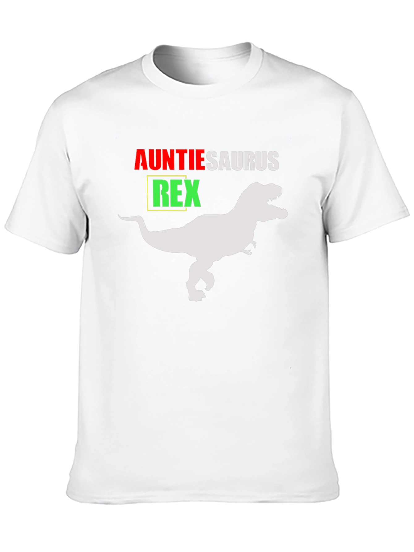 Auntie Saurus Rex T-Shirt - Funny Aunt Dinosaur Tee