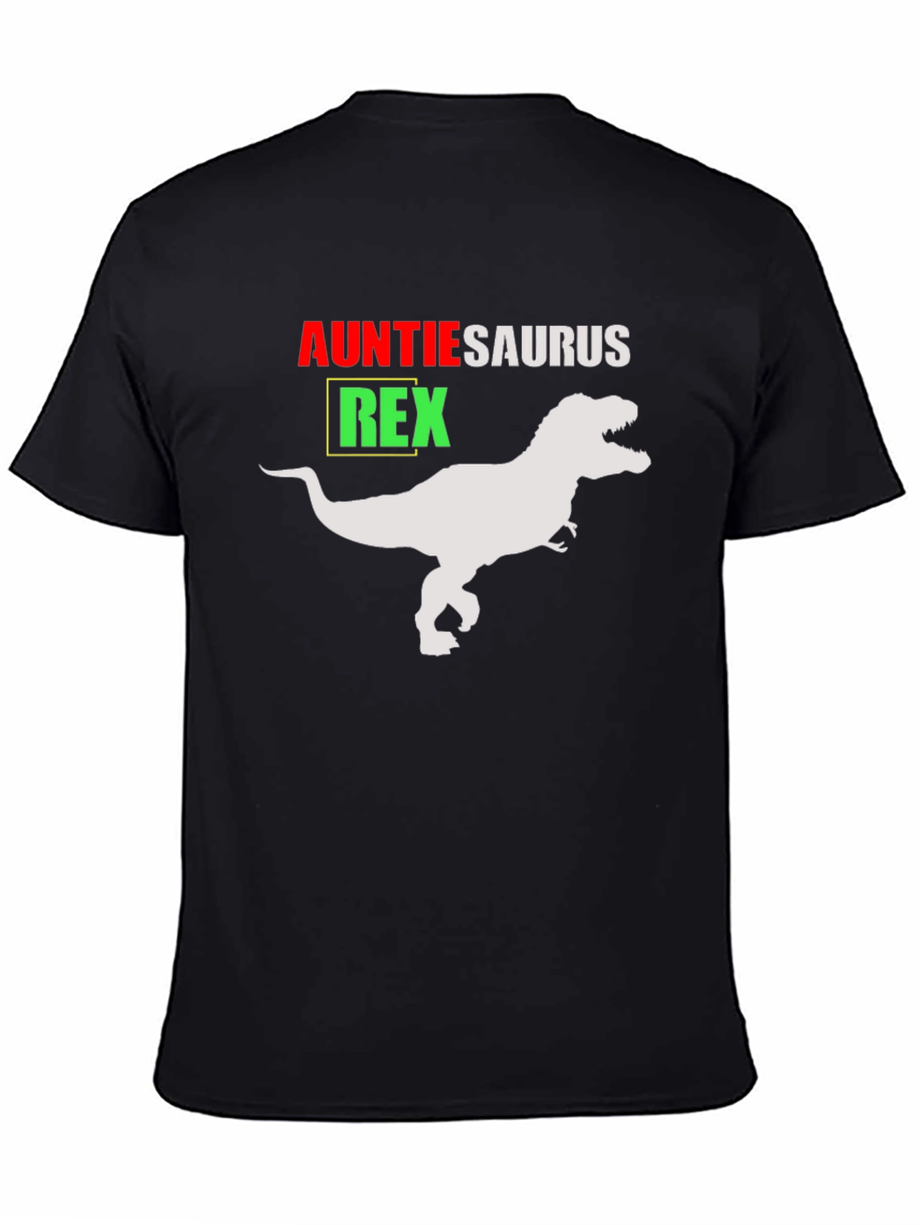 Auntie Saurus Rex T-Shirt - Funny Aunt Dinosaur Tee