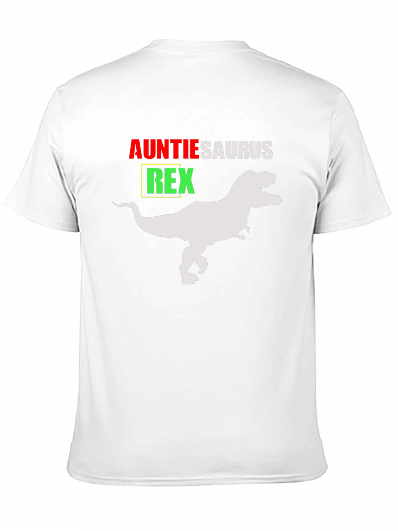 Auntie Saurus Rex T-Shirt - Funny Aunt Dinosaur Tee