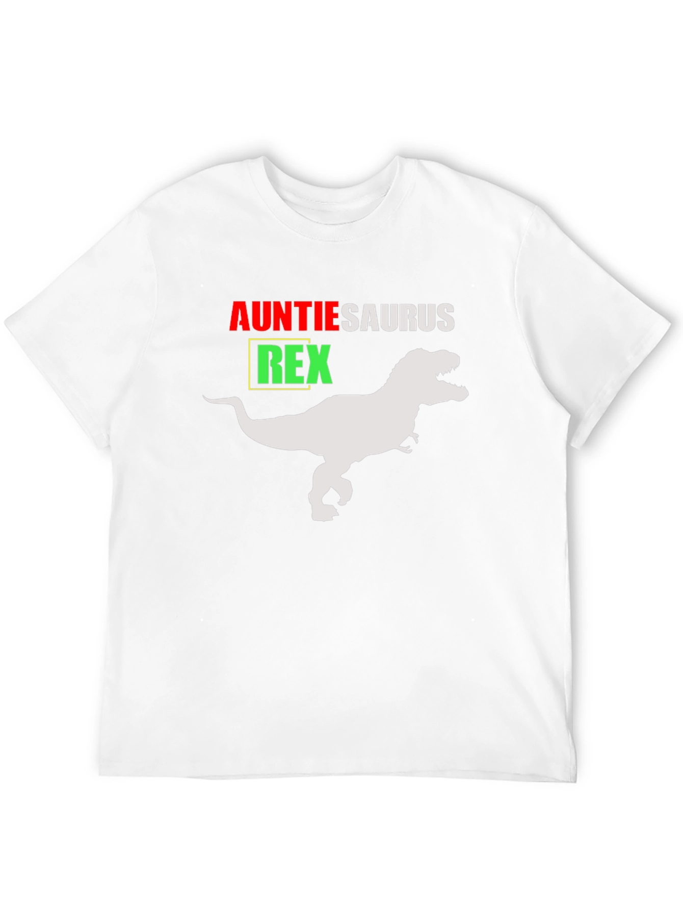 Auntie Saurus Rex T-Shirt - Funny Aunt Dinosaur Tee
