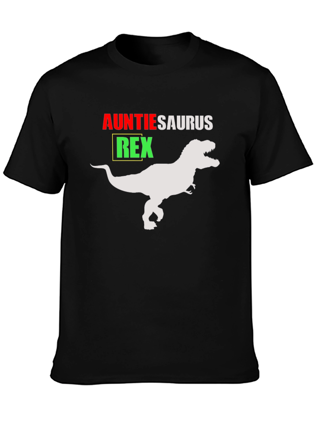 Auntie Saurus Rex T-Shirt - Funny Aunt Dinosaur Tee
