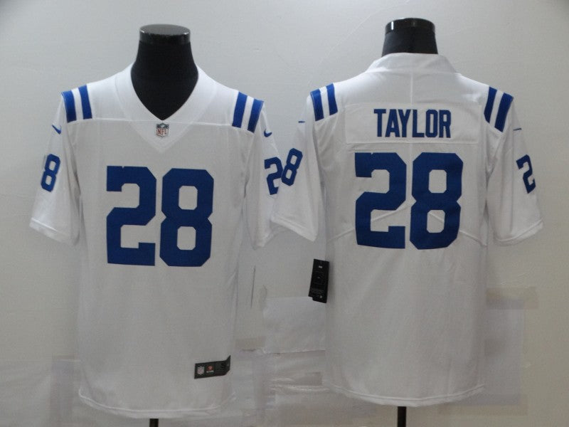 Men's Indianapolis Colts Jonathan Taylor #28 White Game Jerseys