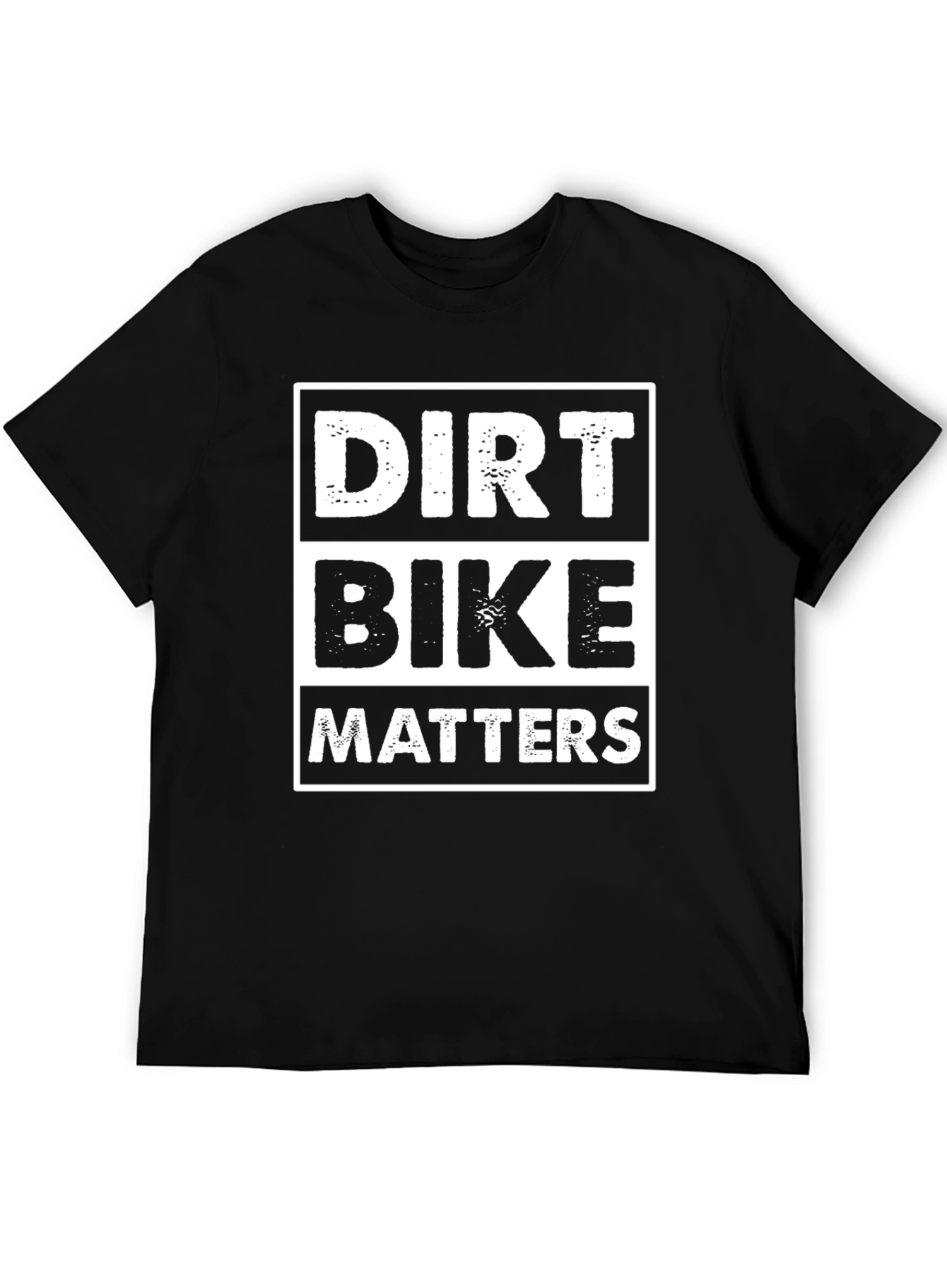 Dirt Bike Matters Graphic Tee - Black Cotton T-Shirt