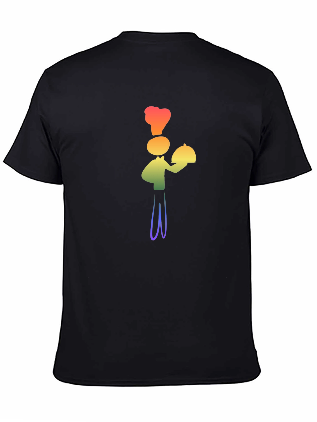 Rainbow Chef Graphic T-Shirt - Stylish Fun Design