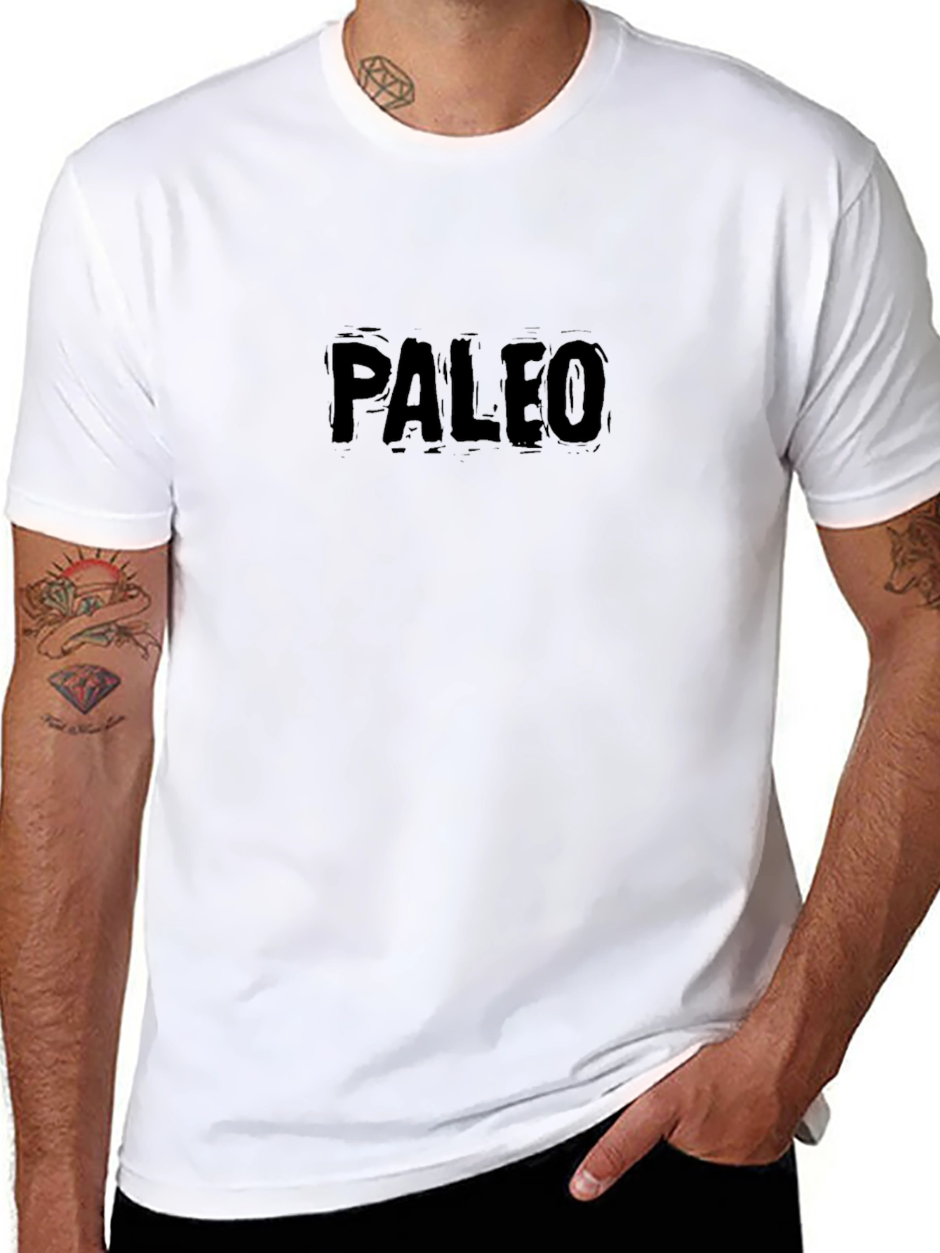 Paleo Black T-Shirt - Comfortable Everyday Wear