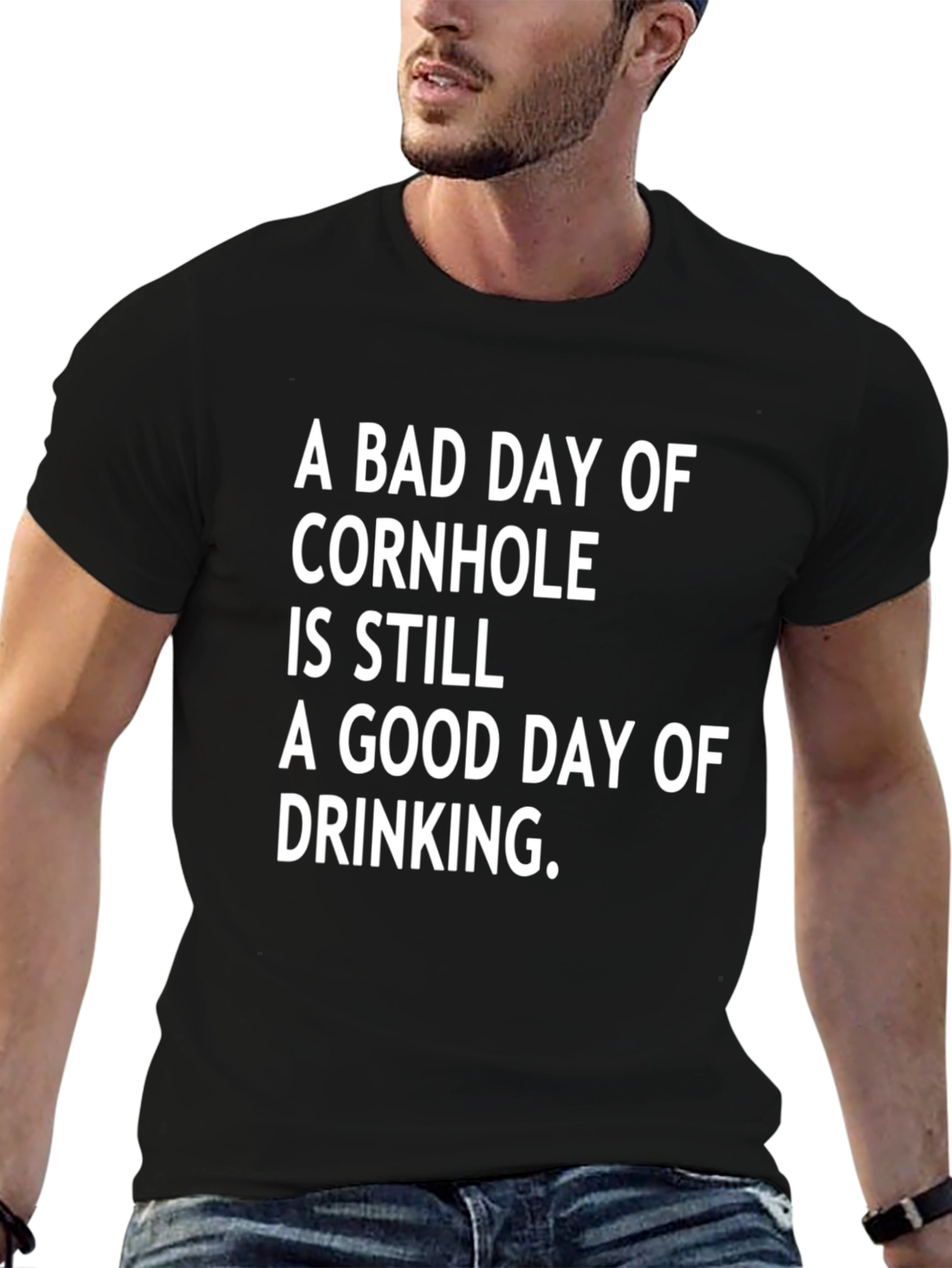 Cornhole & Drinking Slogan T-Shirt