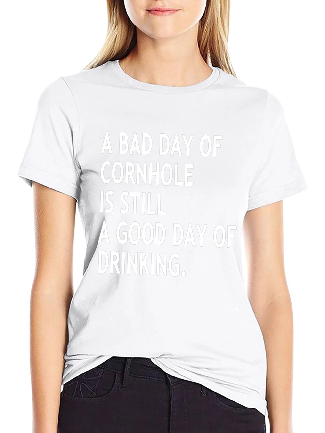 Cornhole & Drinking Slogan T-Shirt