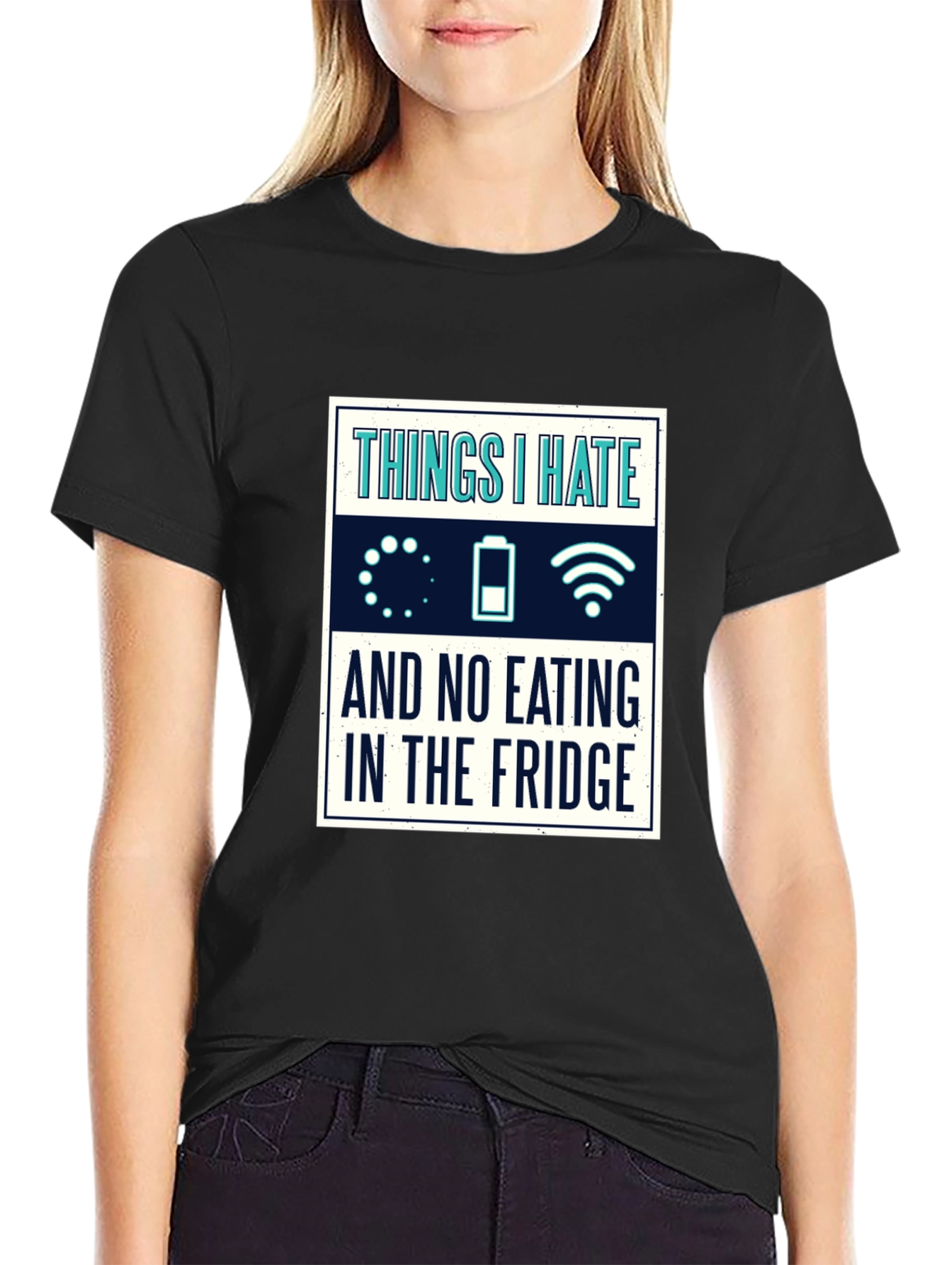 Funny Things I Hate Black Graphic Tee