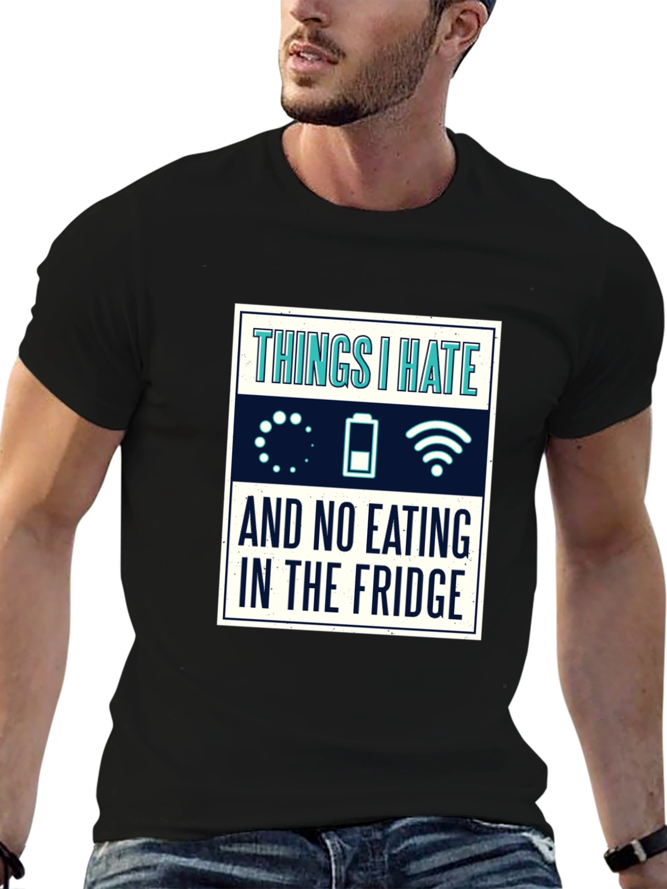 Funny Things I Hate Black Graphic Tee