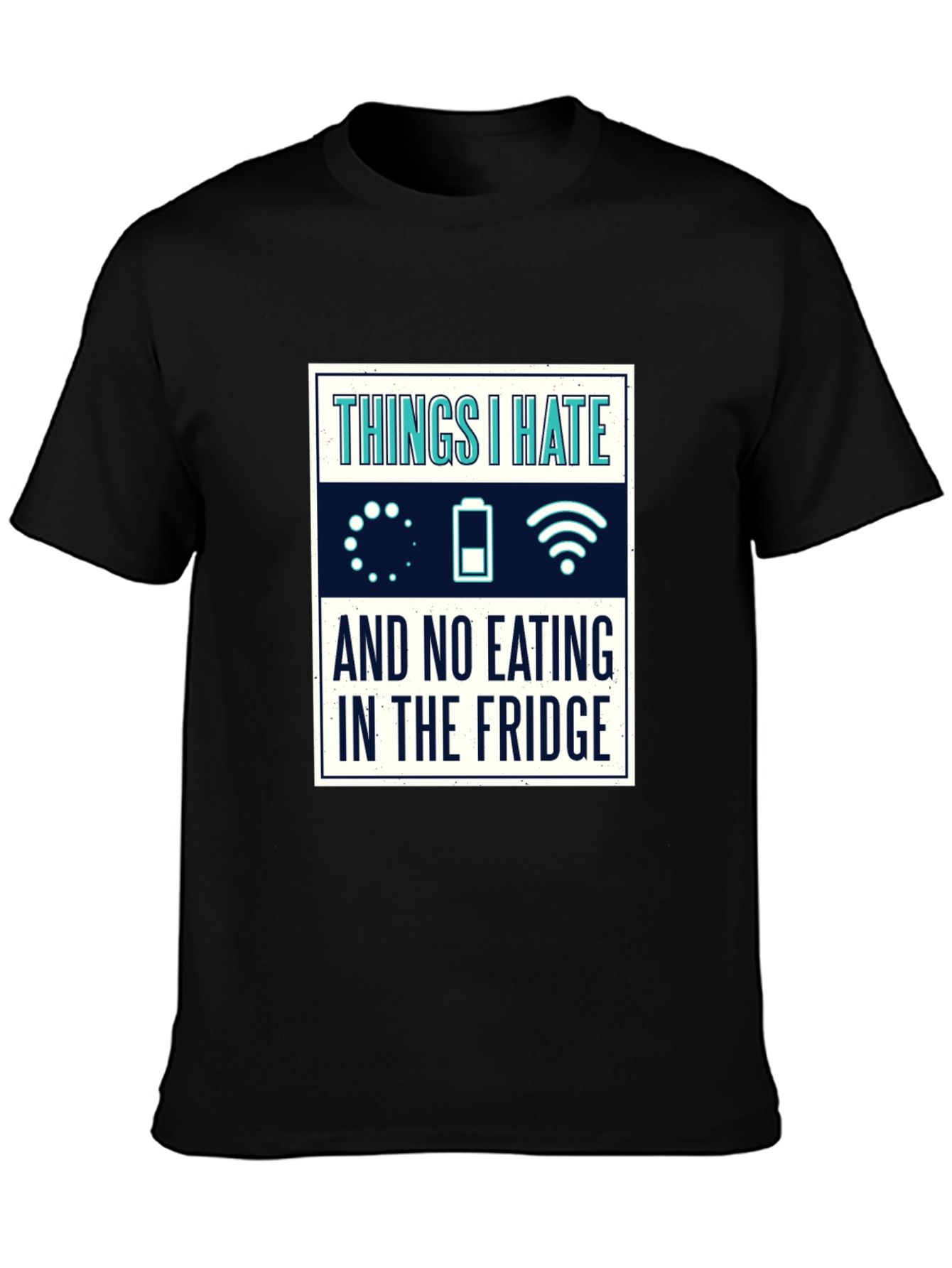Funny Things I Hate Black Graphic Tee