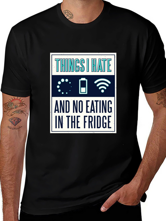 Funny Things I Hate Black Graphic Tee