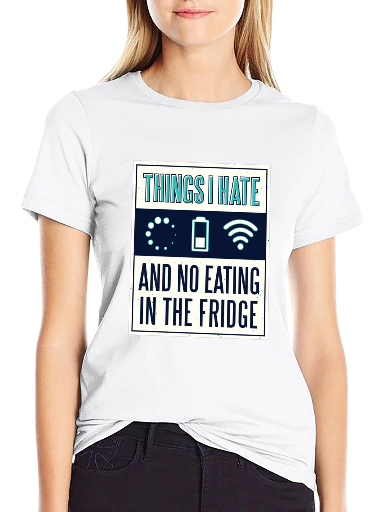 Funny Things I Hate Black Graphic Tee