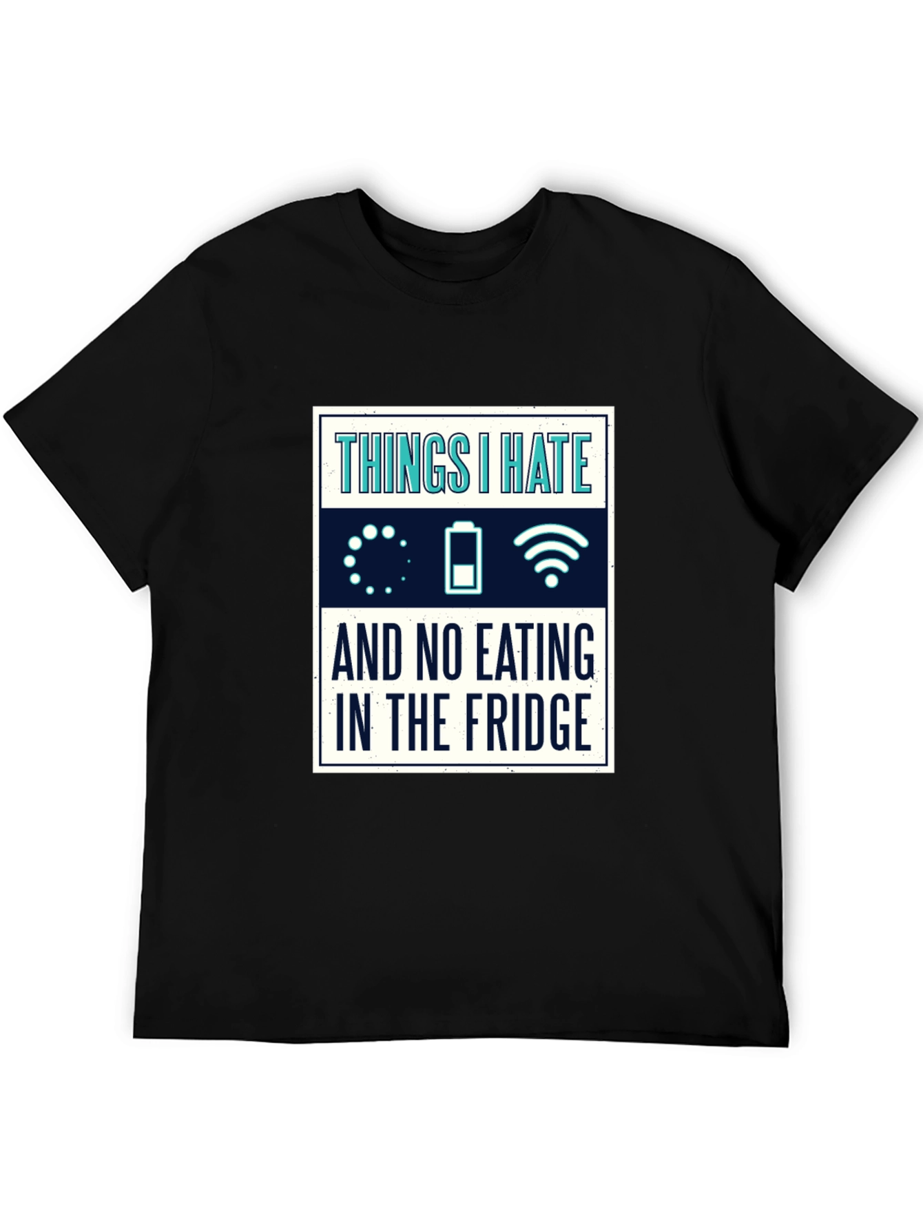 Funny Things I Hate Black Graphic Tee