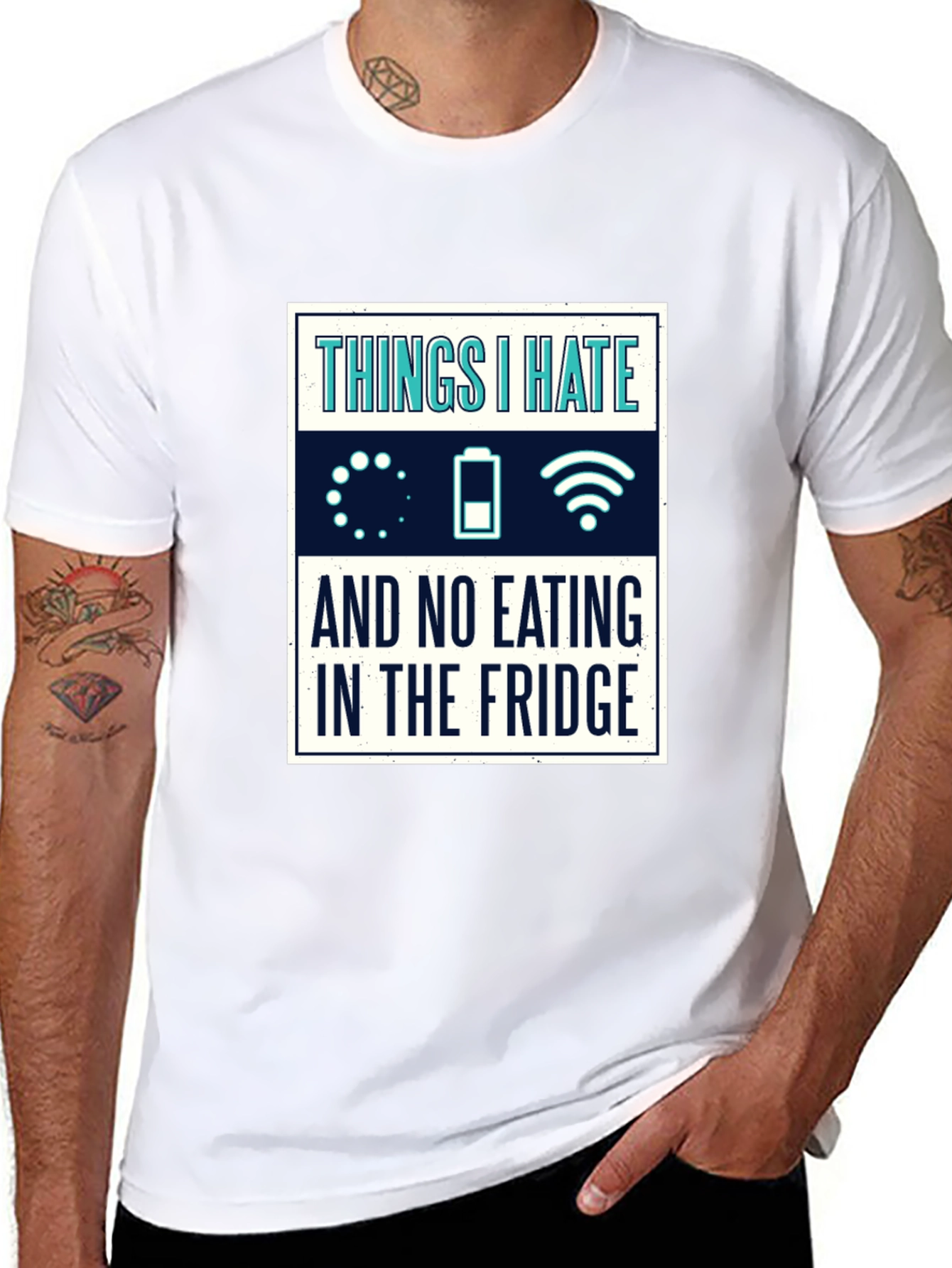 Funny Things I Hate Black Graphic Tee