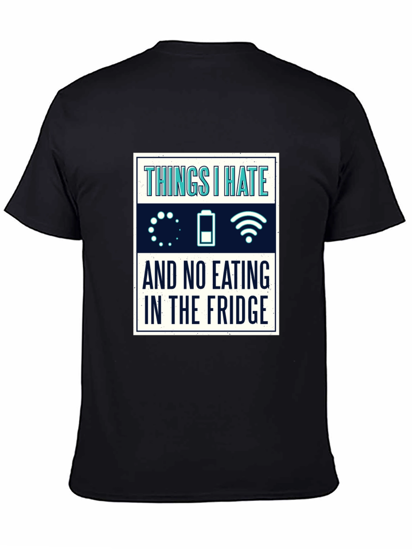 Funny Things I Hate Black Graphic Tee