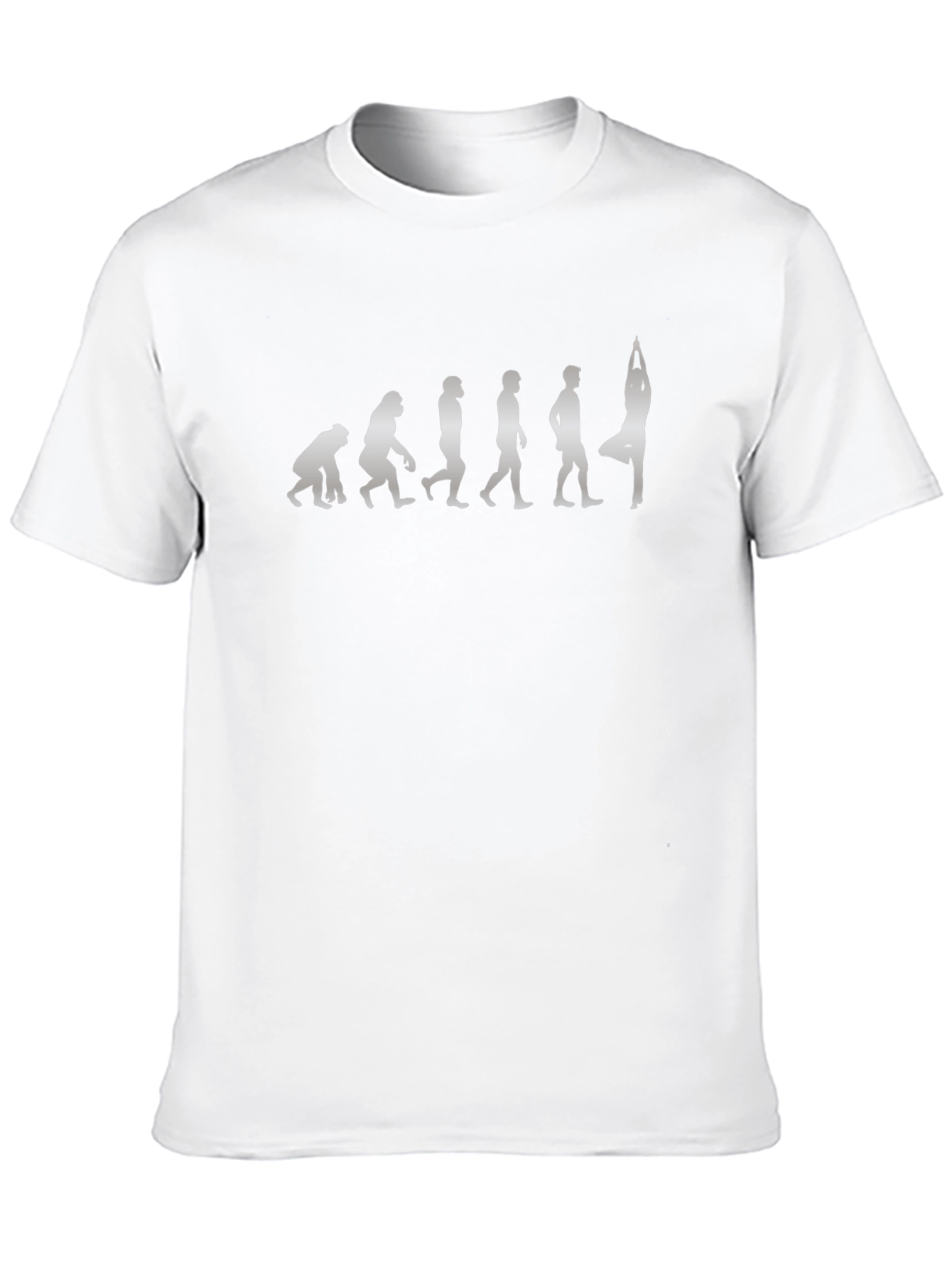 Evolution Yoga T-Shirt - Black Cotton Tee