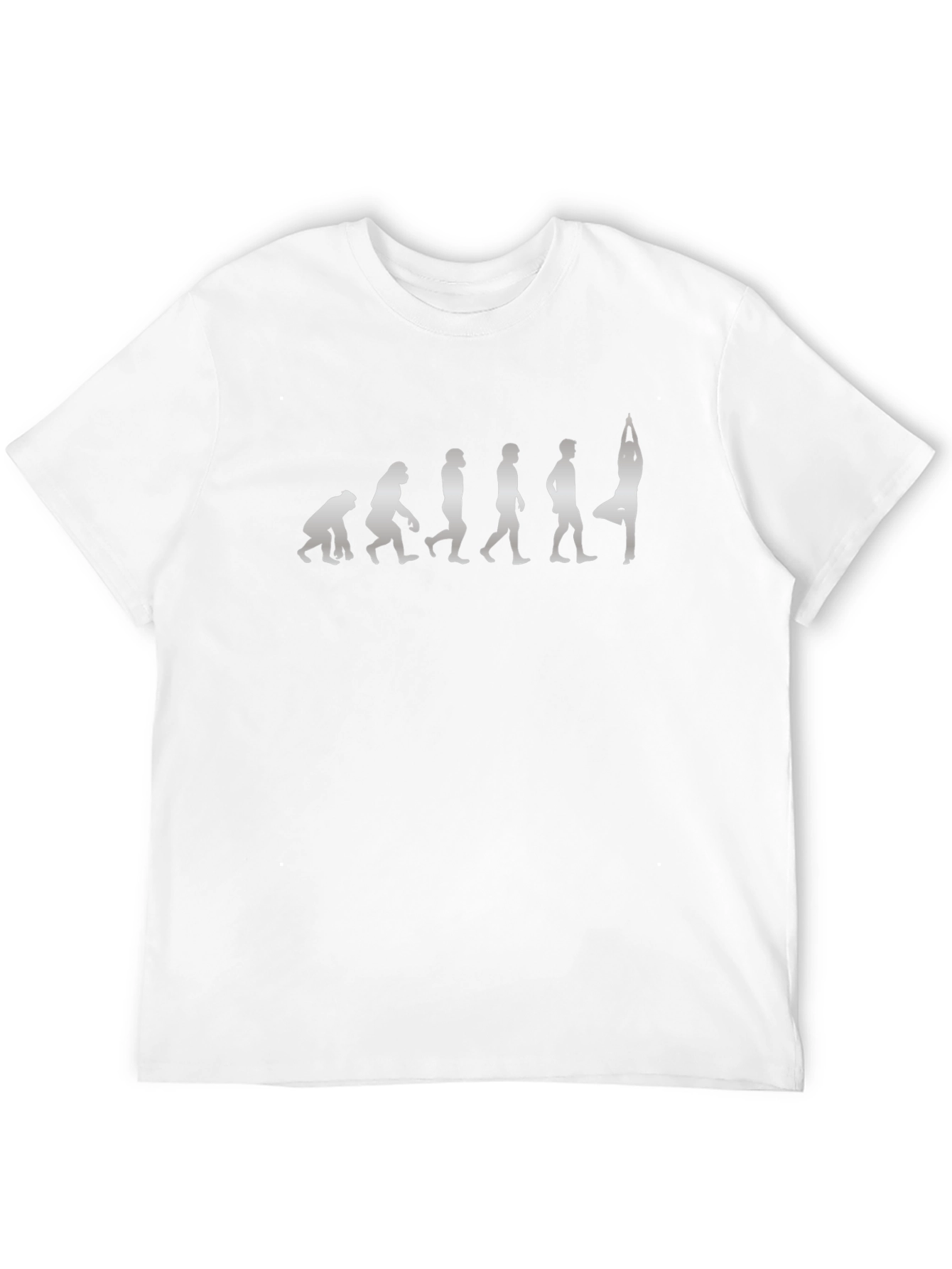 Evolution Yoga T-Shirt - Black Cotton Tee