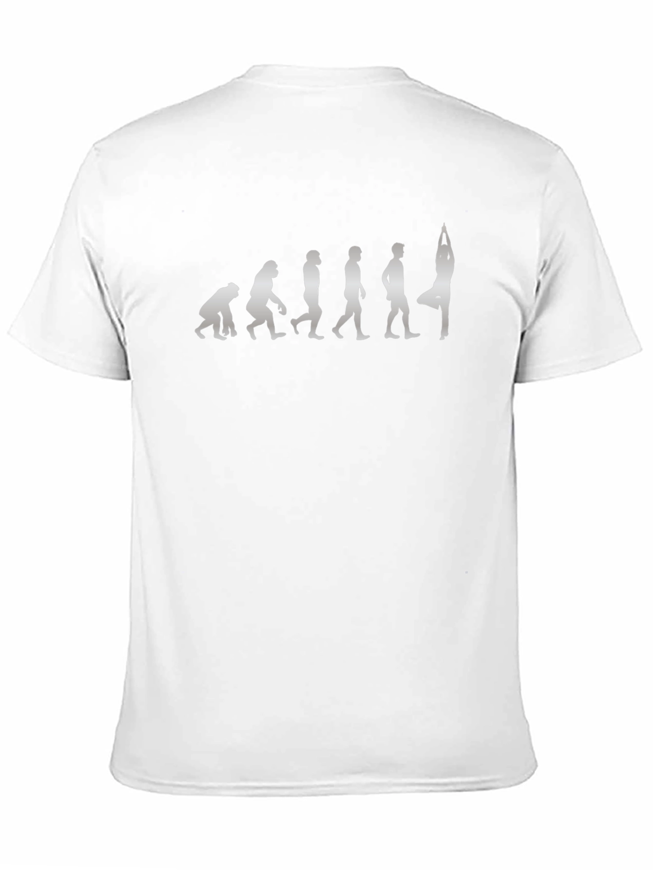 Evolution Yoga T-Shirt - Black Cotton Tee
