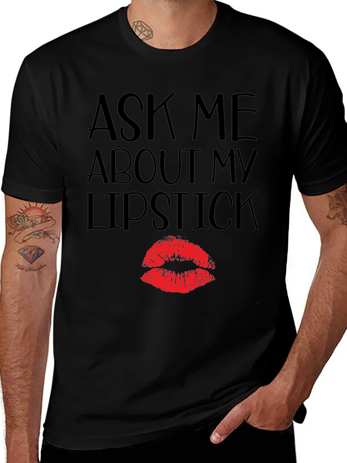 Ask Me About My Lipstick T-Shirt