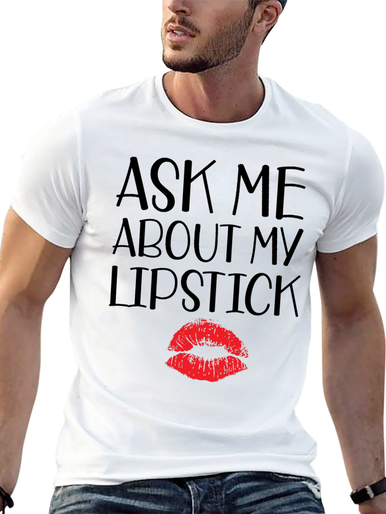 Ask Me About My Lipstick T-Shirt