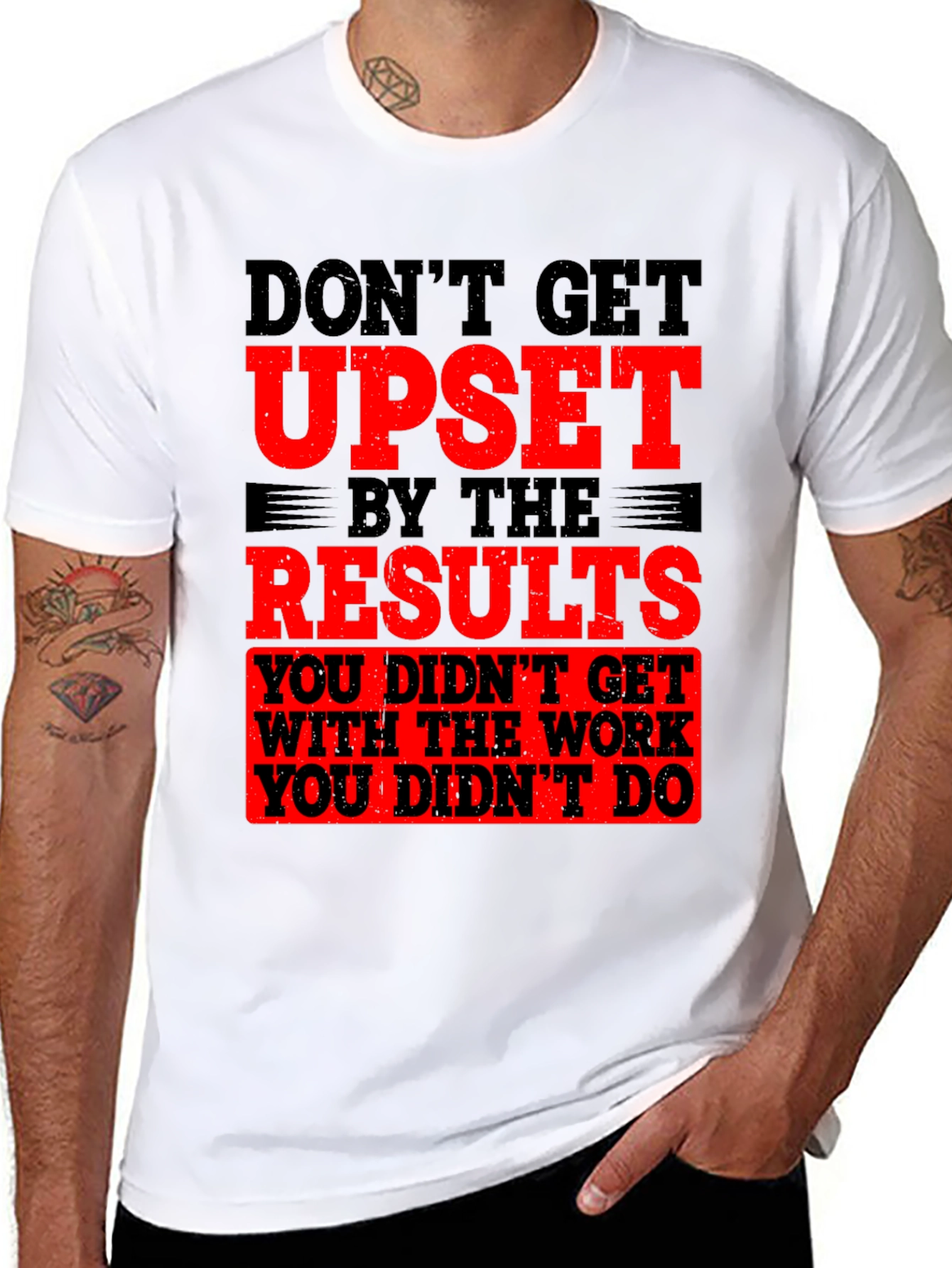 Motivational Workout Graphic T-Shirt