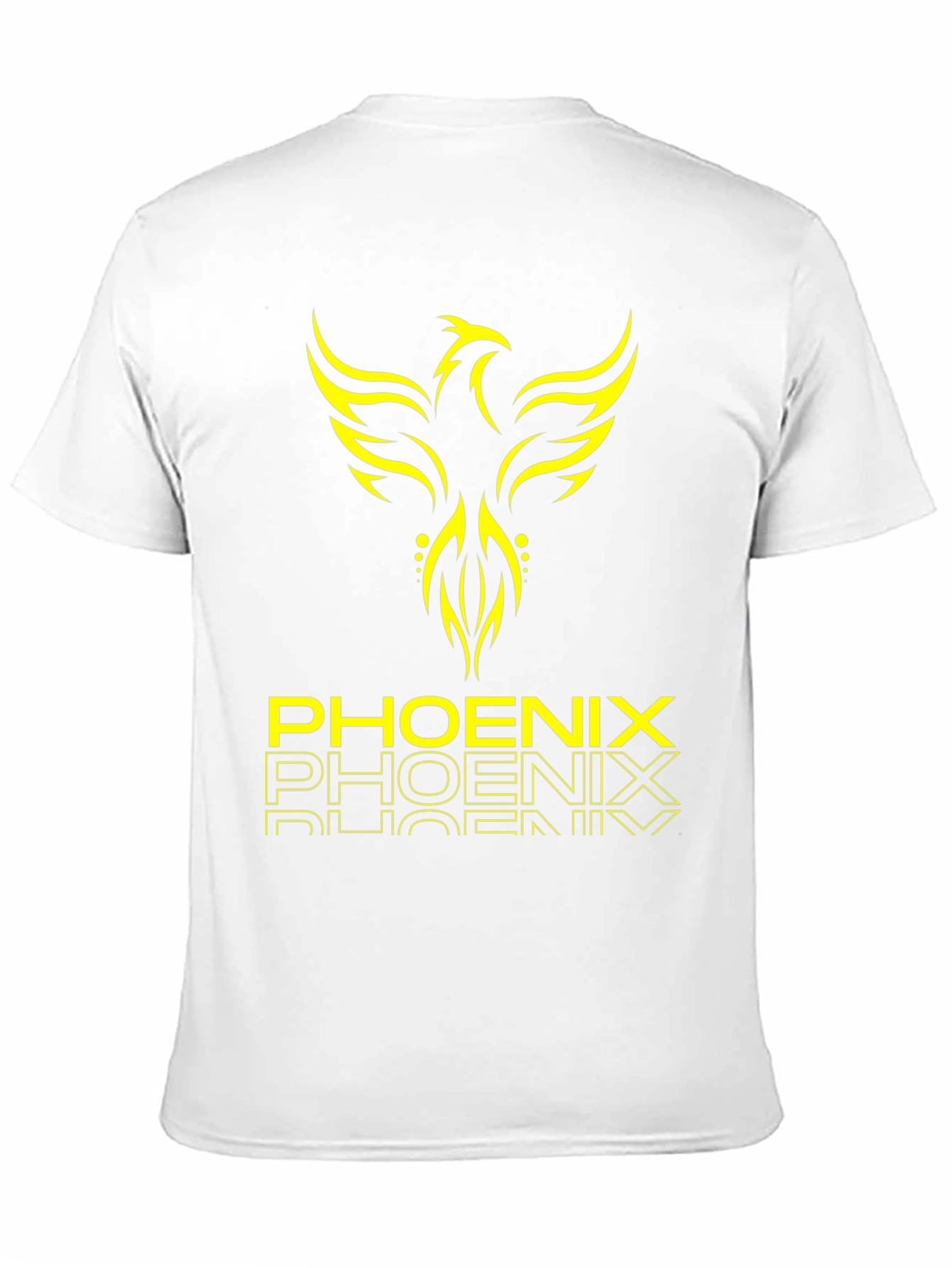 Phoenix Graphic Print Black T-Shirt