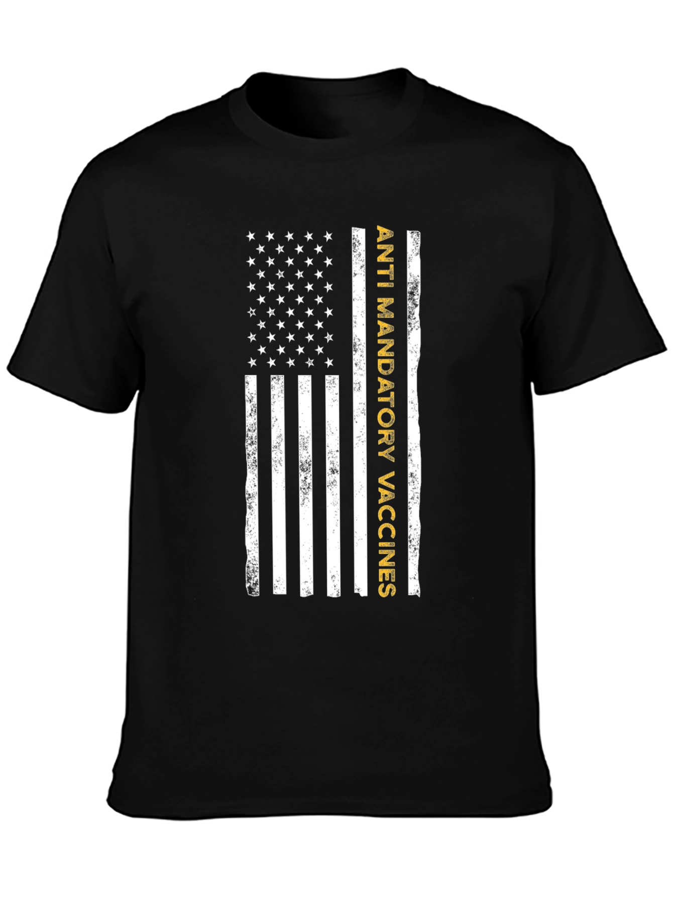 Anti-Mandatory Vaccines American Flag T-Shirt