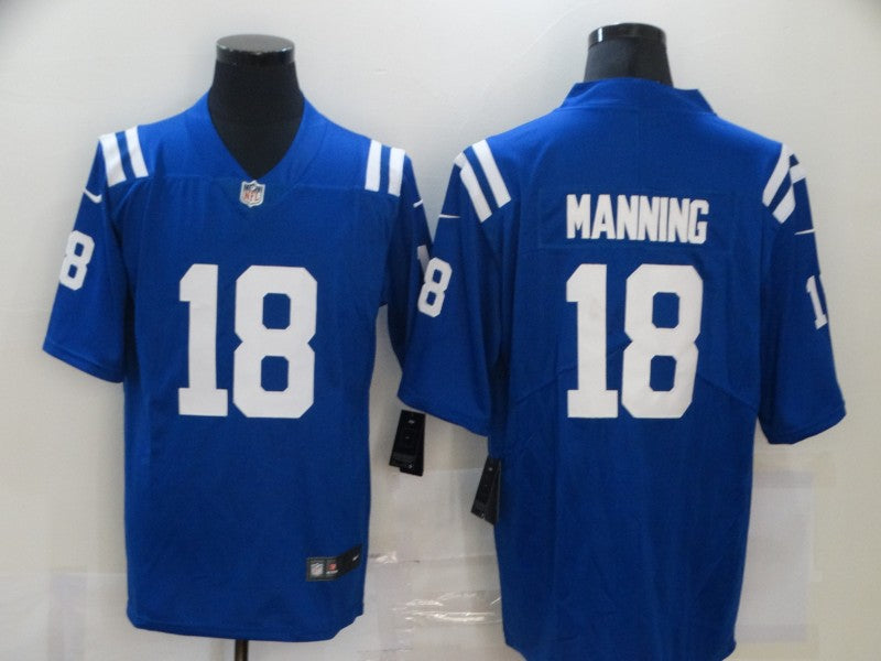 Men's Indianapolis Colts Peyton Manning #18 Blue Game Jerseys