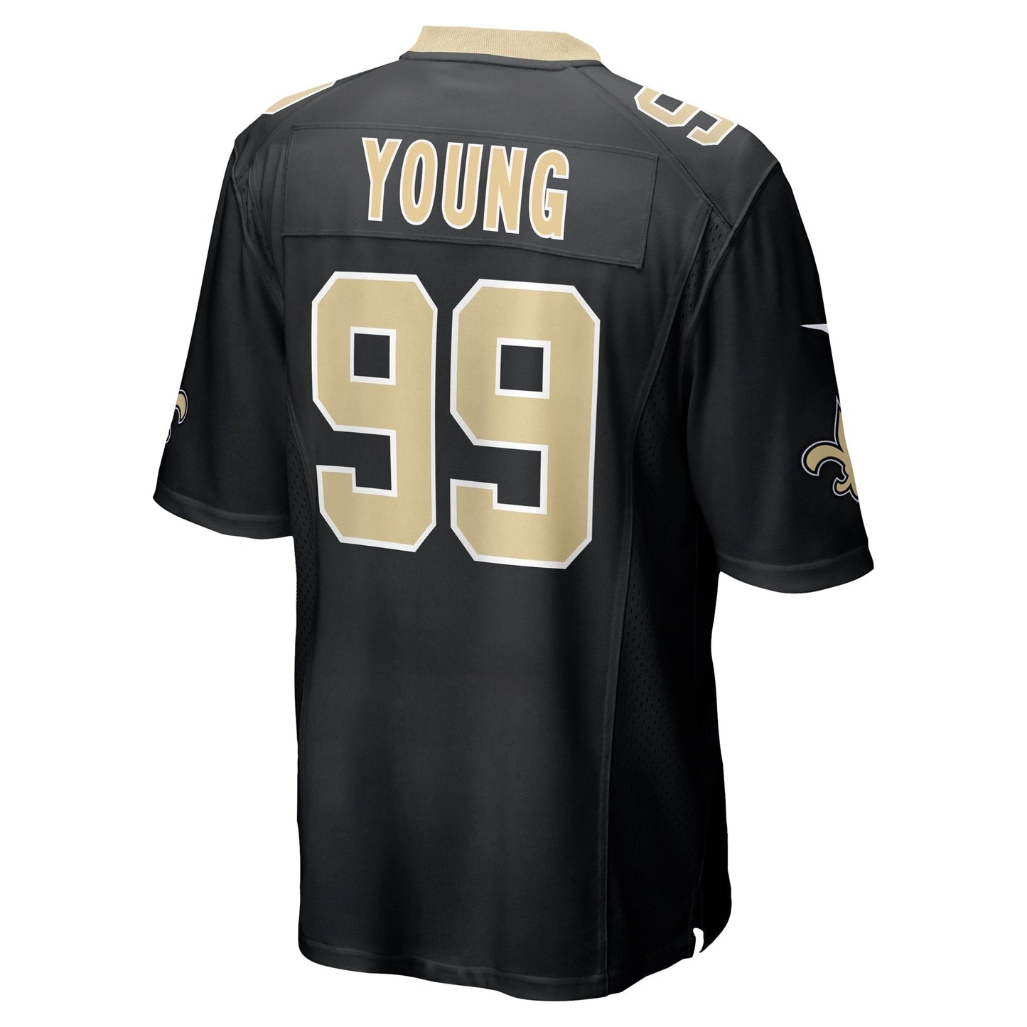 Chase Young New Orleans Saints Nike  Game Jersey -  Black