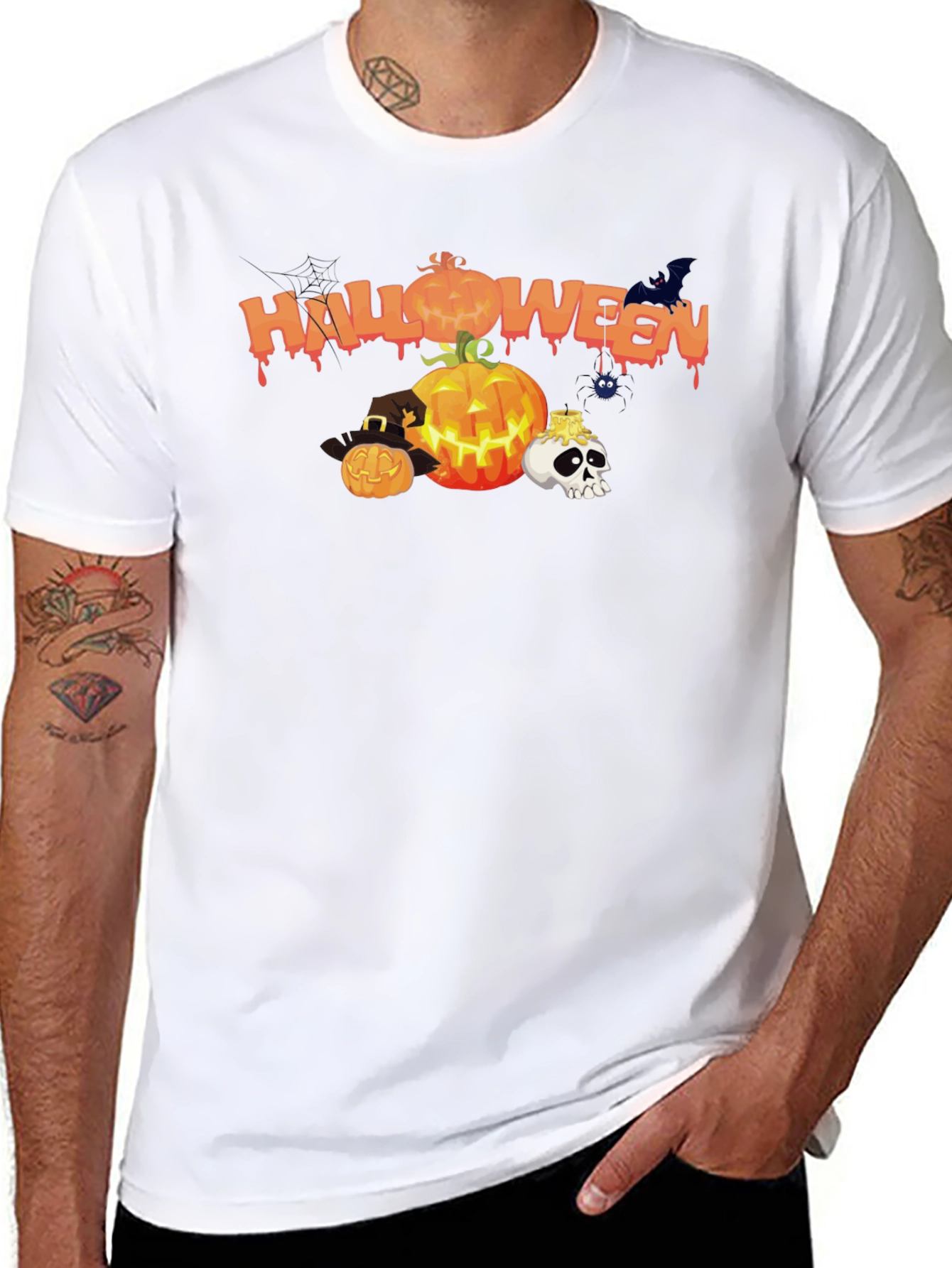 Halloween Graphic Tee - Spooky Season Shirt