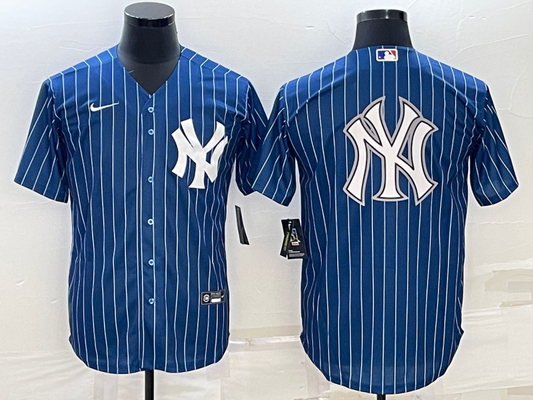 Men's New York Yankees Blue Replica Player Jerseys